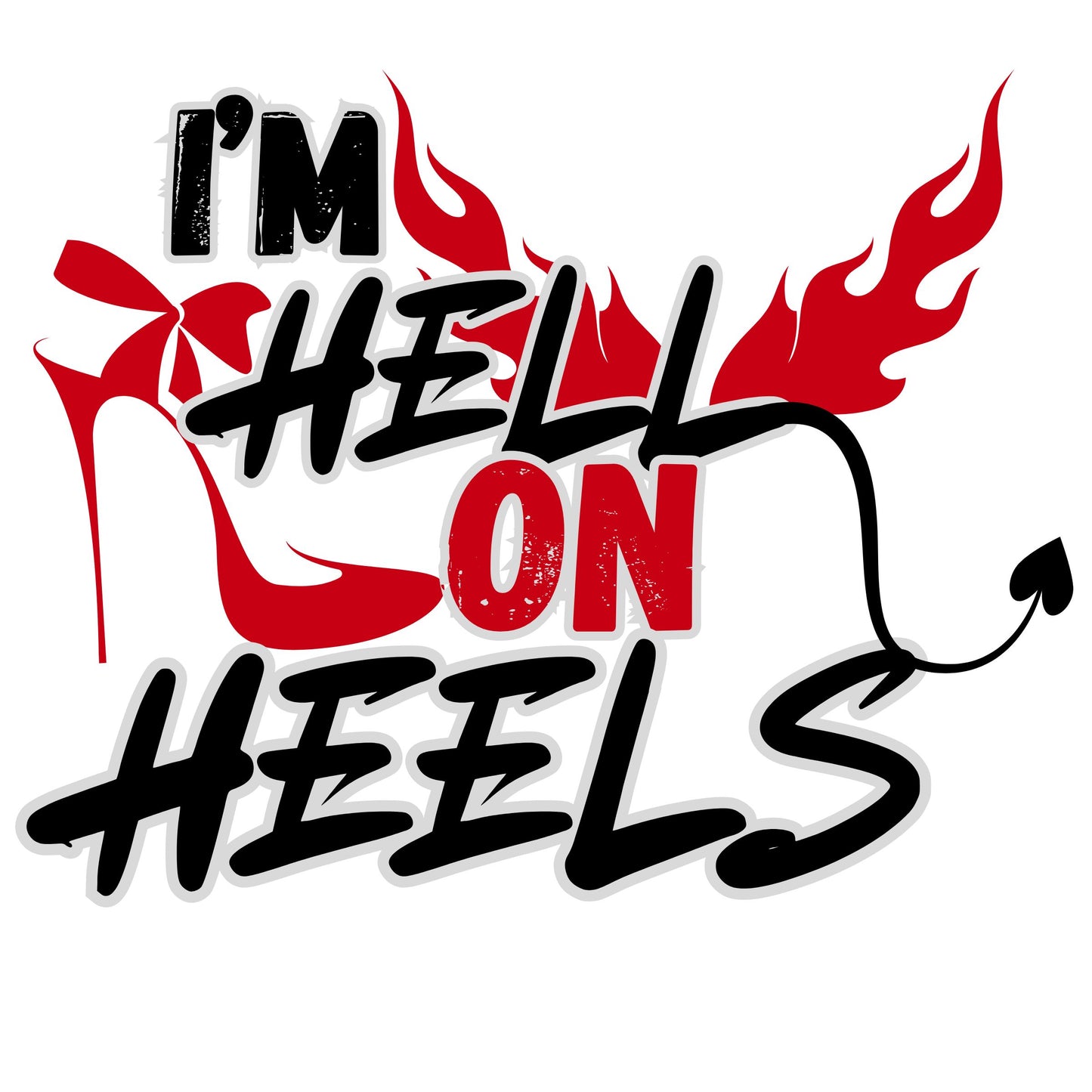 Hell On Heels Ladies Tee