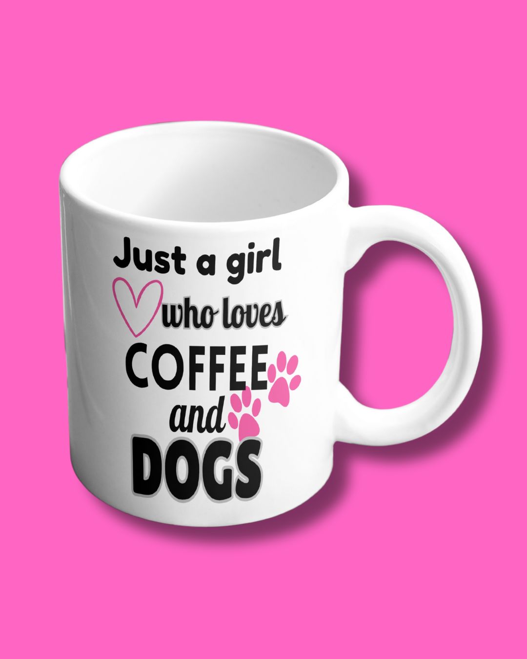 Just A Girl Who Loves Coffee And Dogs Mug