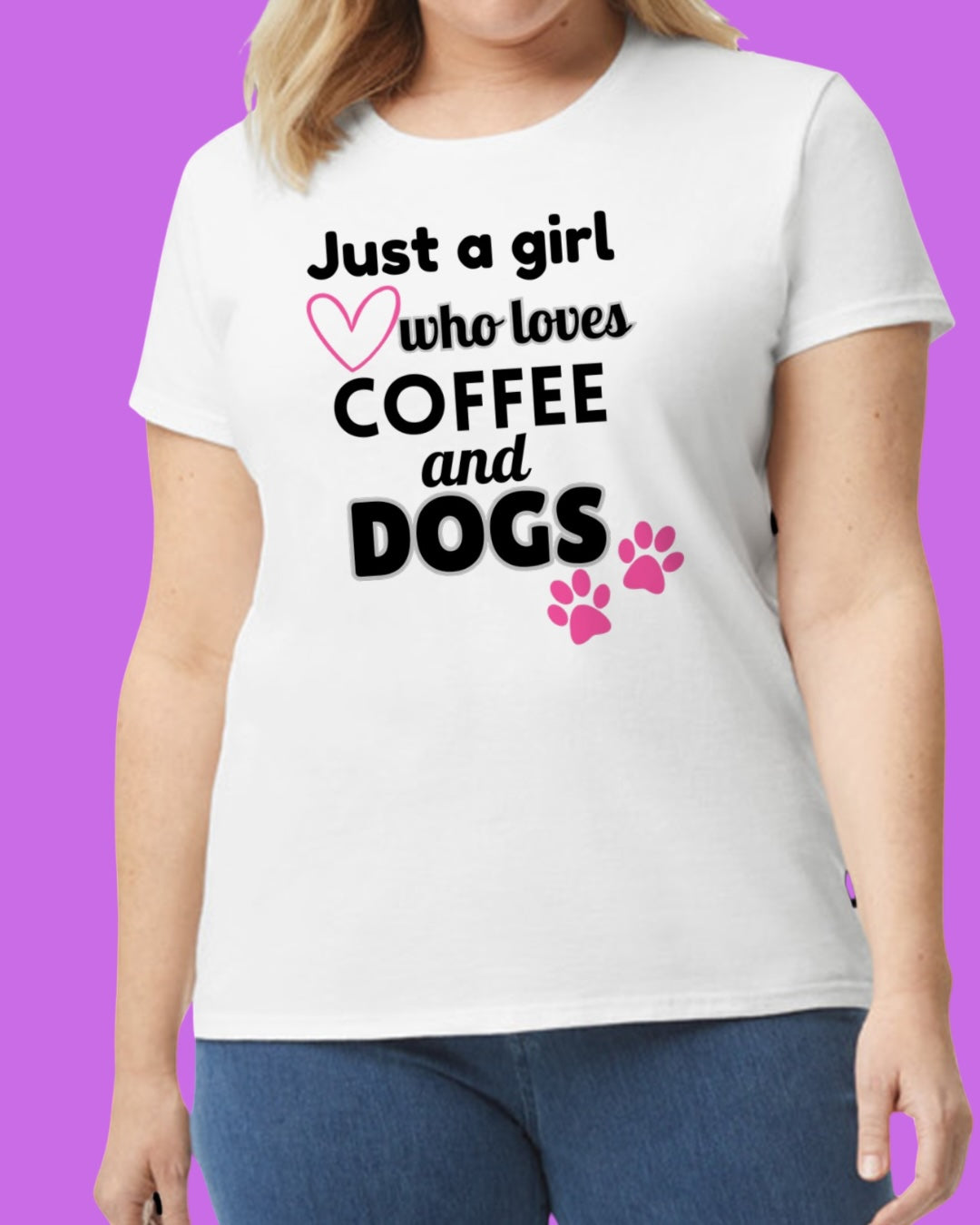 Just a Girl Who Loves Coffee and Dogs Tee