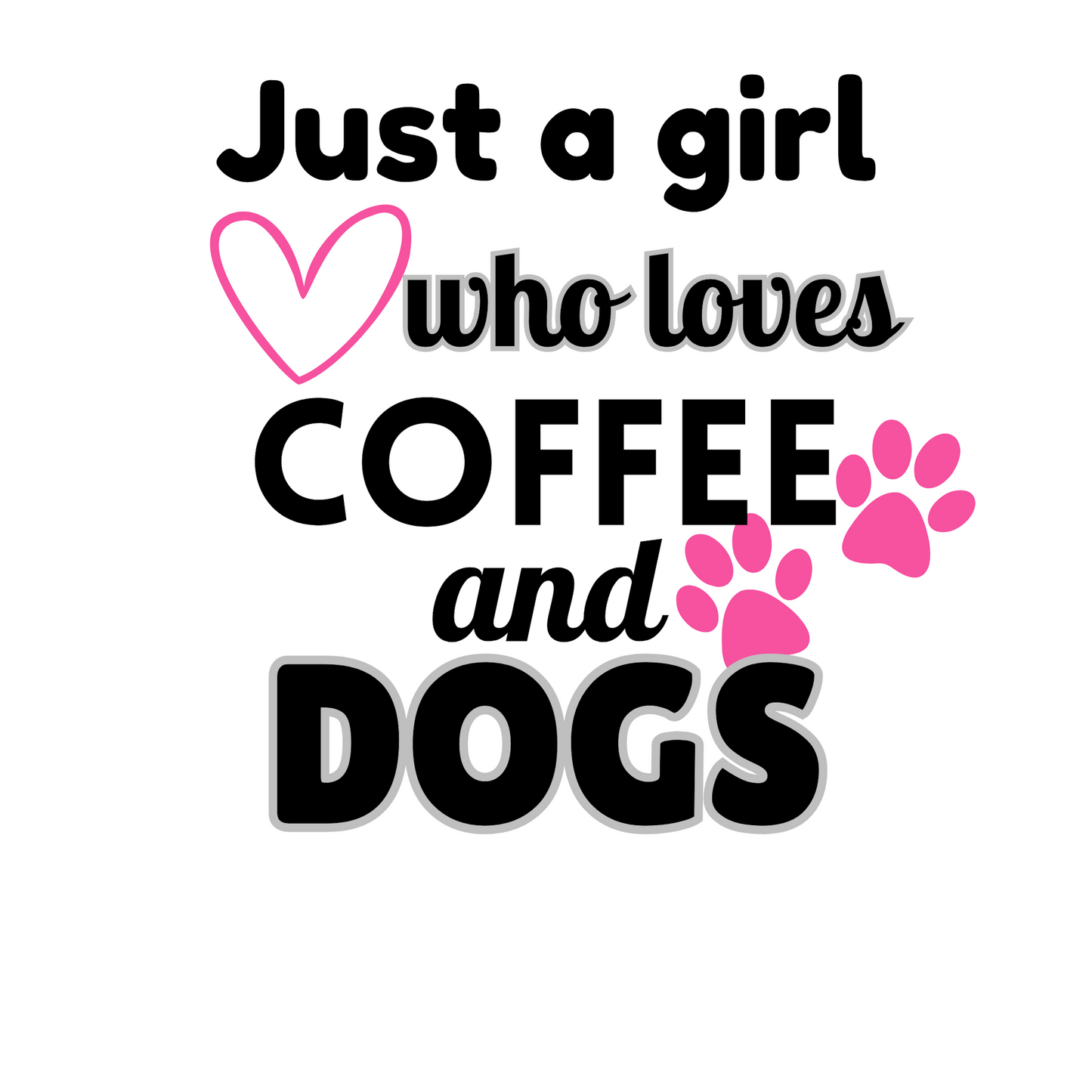 Just A Girl Who Loves Coffee And Dogs Mug