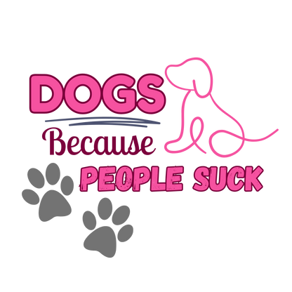 Dogs Because People Suck Tee