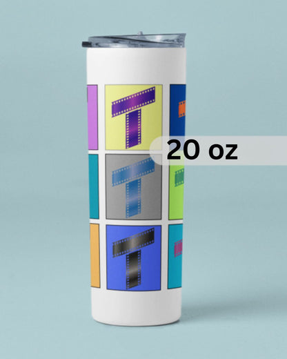 Film Strip Block Tumbler